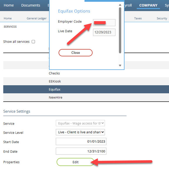Equifax employee data fields