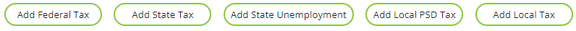 Employee: Payroll Data | Taxes screenshot