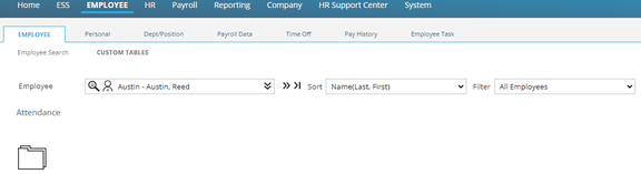 Employee: Employee | Custom Tables screenshot