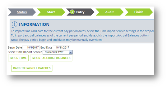 Period end date for accruals