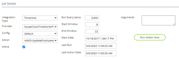 AddOrUpdateEmployees schedule