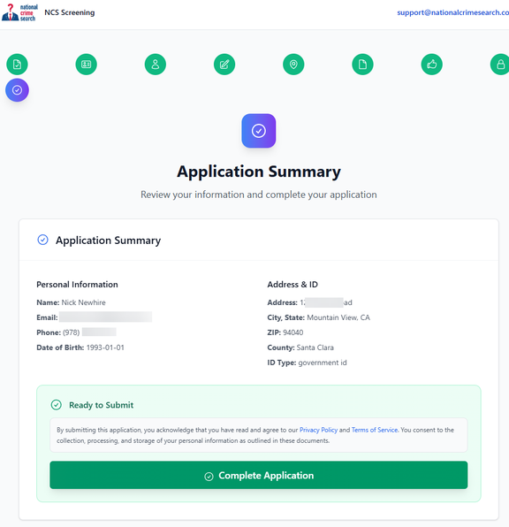 NCS Admin portal — packages
